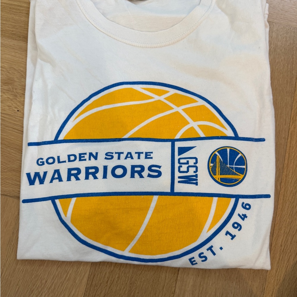Golden State Warriors White T-Shirt